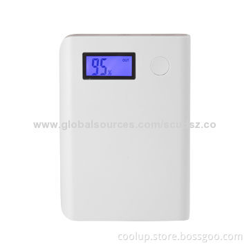 10,400mAh Digital Display Power Bank with Samsung Cell, 5V DC/1,000mAh Input